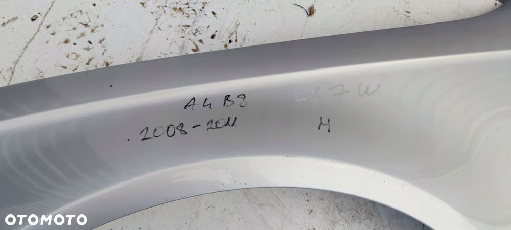 BŁOTNIK LEWY PRZÓD AUDI A4 B8 2008-2011 LX7W *5 - 16