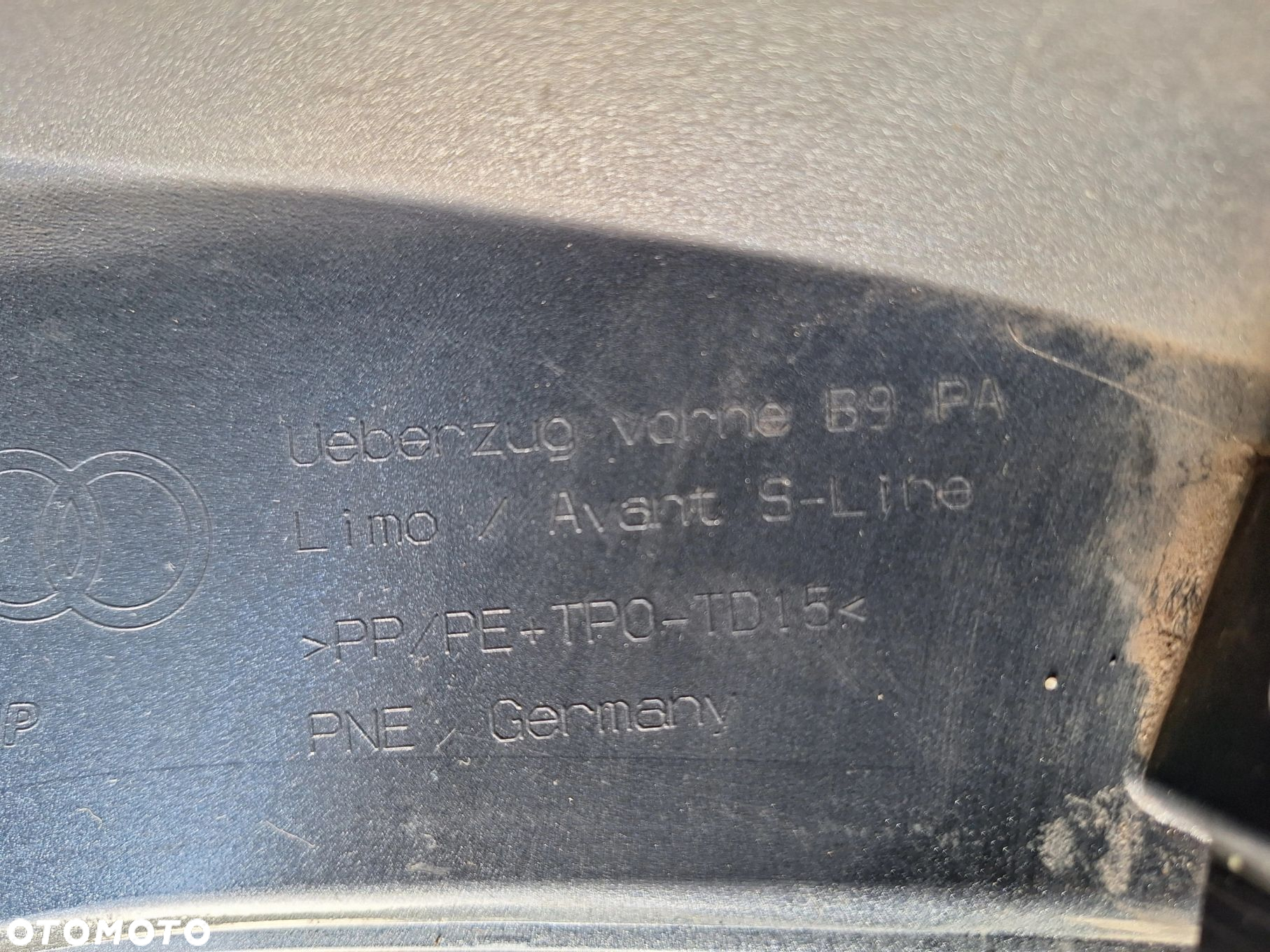 AUDI A4 B9 LIFT S-line 19- 8W0 CAŁY-NIE KLEJONY! ZDERZAK PRZÓD PRZEDNI ORYG 8W0807437AQ WYSYŁKA 24H - 12