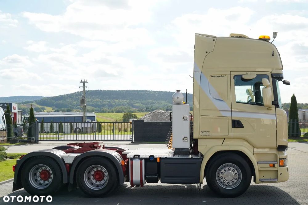 Scania R 580 / V8 / 6x4 / DMC: 95.000 KG / KLIMA POSTOJOWA / OPTICRUISE / 3 OSIOWY CIĄGNIK SIODŁOWY - 9