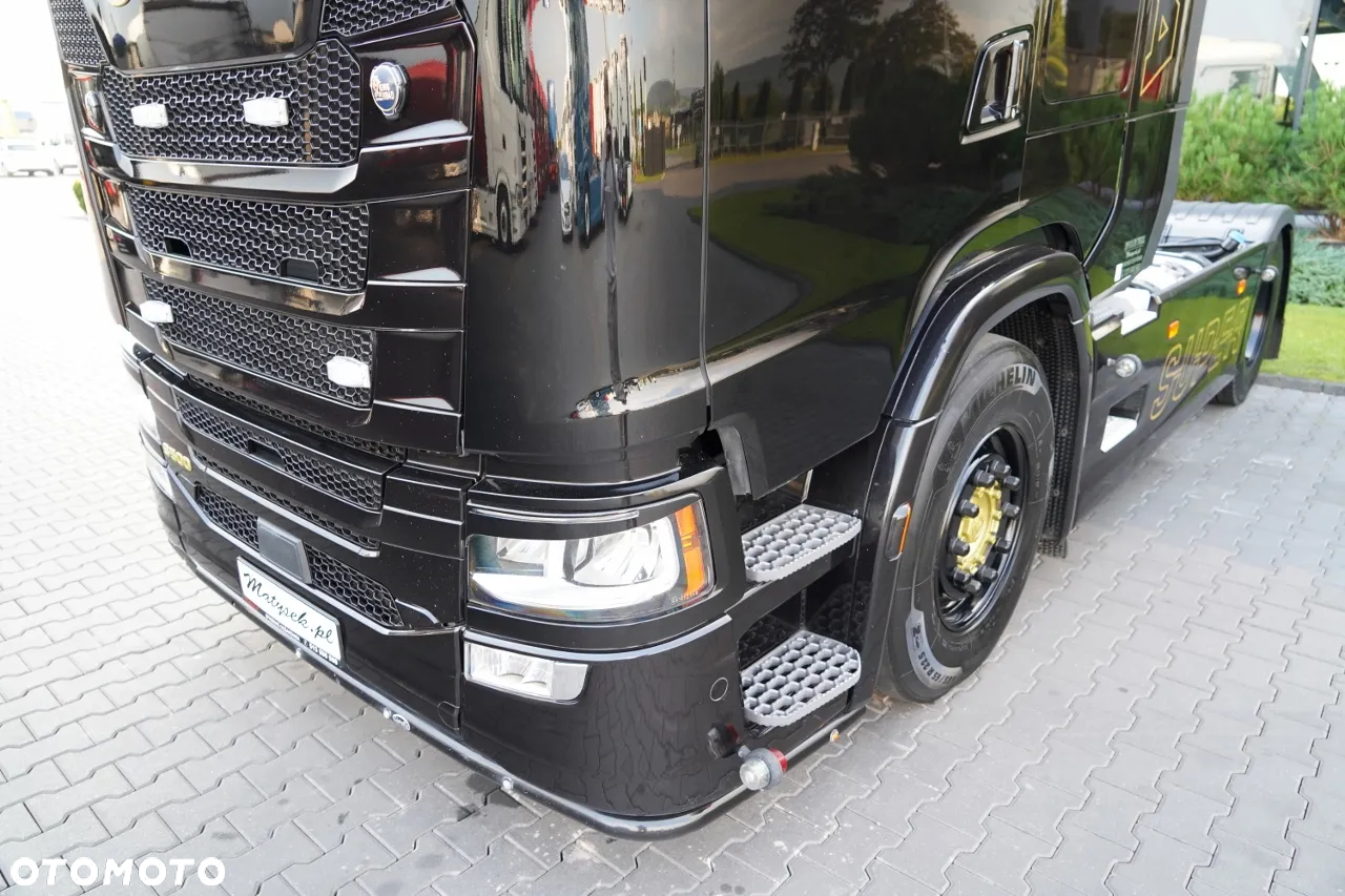 Scania S 500 / RETARDER / KLIMA POSTOJOWA / CAŁA NA PODUSZKACH / OPONY 100% / NAVI / PO KONTRAKCIE SERWISOWYM - 12