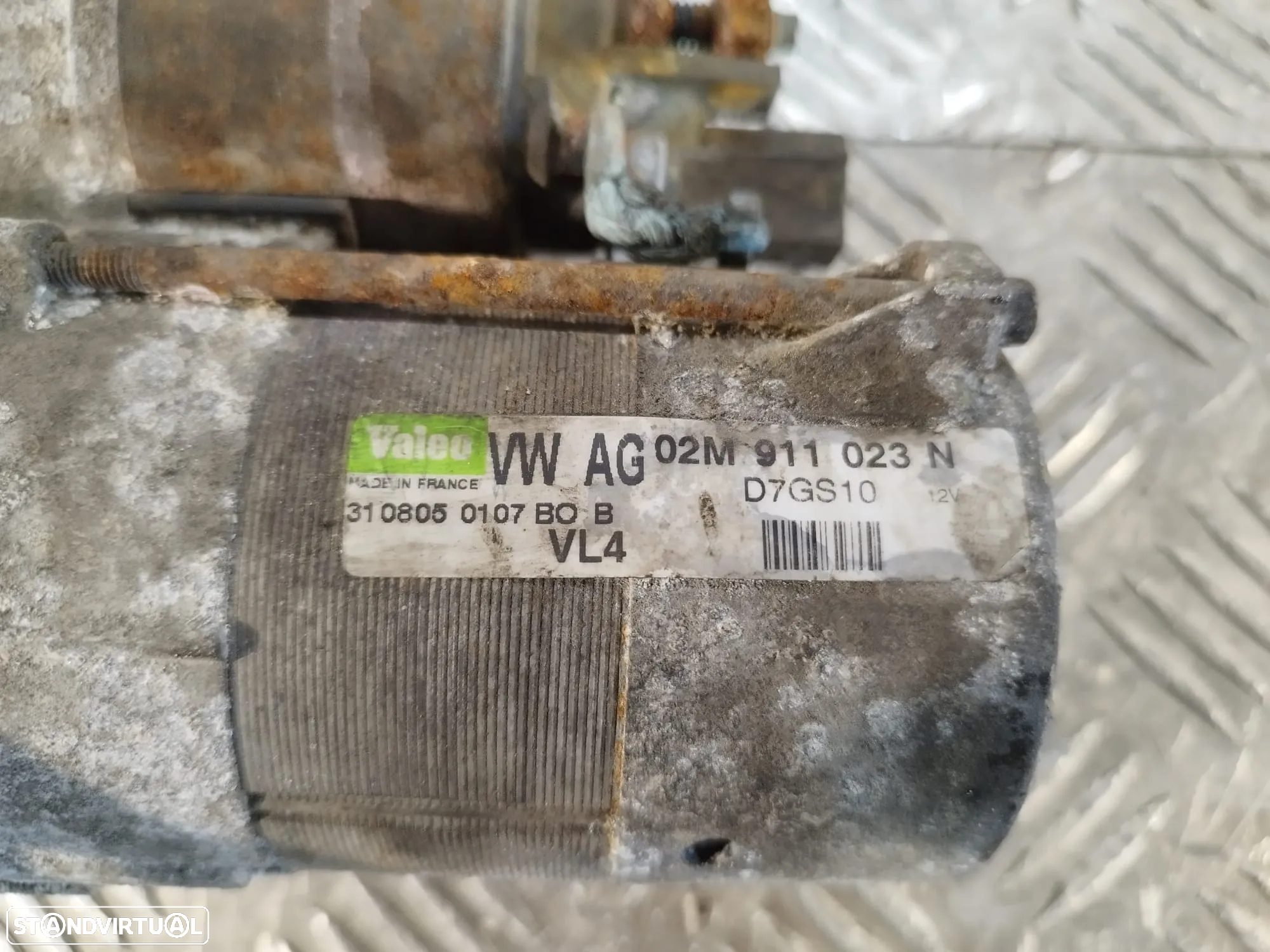 MOTOR ARRANQUE AUDI A4 B6 1.9 TDI 8V 130CV AWX 02M911023N 02M911023 A3 8P VW VOLKSWAGEN GOLF TOURAN CADDY EOS PASSAT SEAT LEON TOLEDO ALTEA - 4