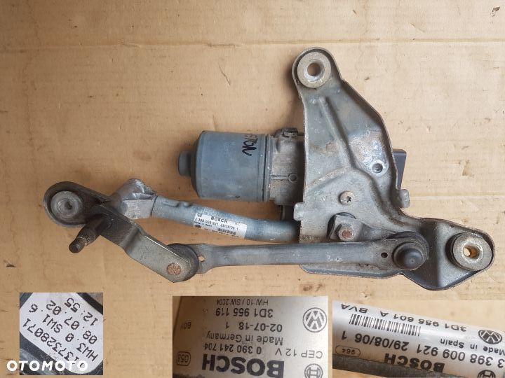 VW Phaeton mechanizm wycieraczki szyby przedniej silniczek wycieraczki - 2
