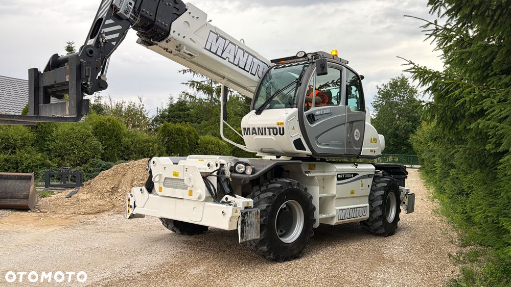 Manitou Ładowarka teleskopowa Manitou Mrt 2150 + Privilage Roto obrotowa 360 Pilot sterowanie radiowe Kosz Widły 2016/17 1840 2550 2540 silnik Mercedes 2150+ Merlo - 21