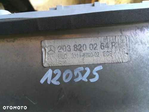 MERCEDES C KLASA W203 00-04 SEDAN PRAWA TYLNA LAMPA ORYGINAŁ 2038200264 - 8