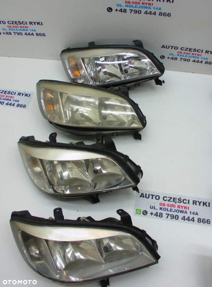 Opel Zafira A Lampa Przód Lewa Prawa Strona - 7