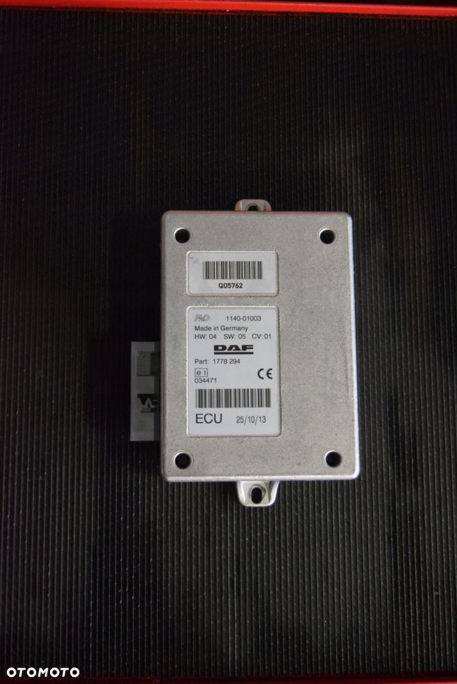 STEROWNIK ECU 1778 294 MODUŁ KOMPUTER DAF XF 105 - 1