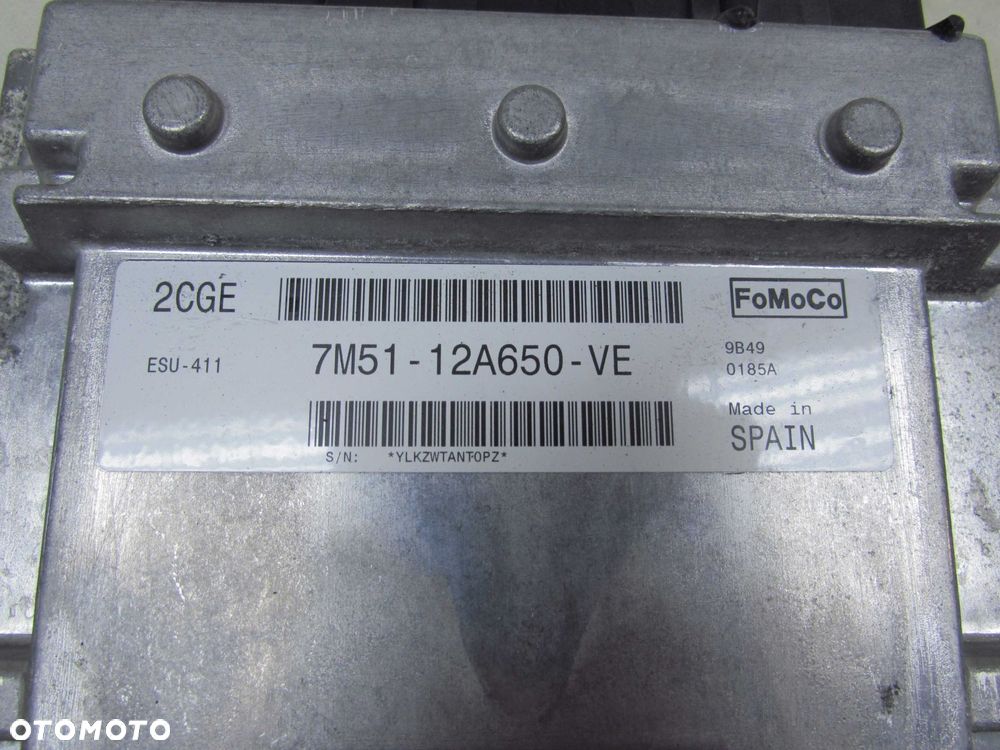 FORD FOCUS MK2 C-MAX 1.8 16V KOMPUTER STEROWNIK SILNIKA 7M51-12A650-VE 2CGE - 5