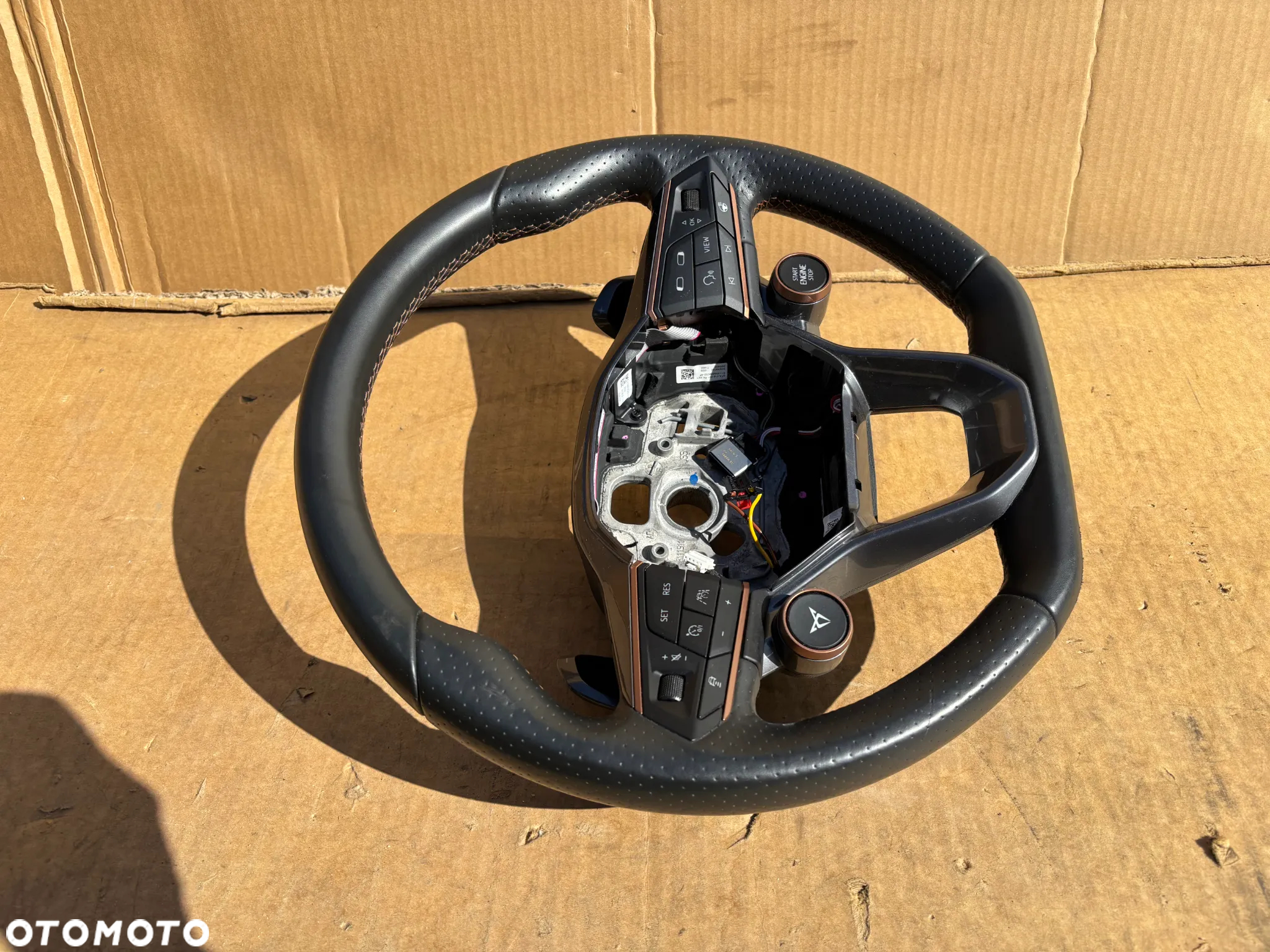 Seat Leon Cupra Formentowa Kierownica Wielofukncyjna Multi Funkcyjna Łopatki Sterowanie Grzana 5FA419091FK Oryginalna - 5