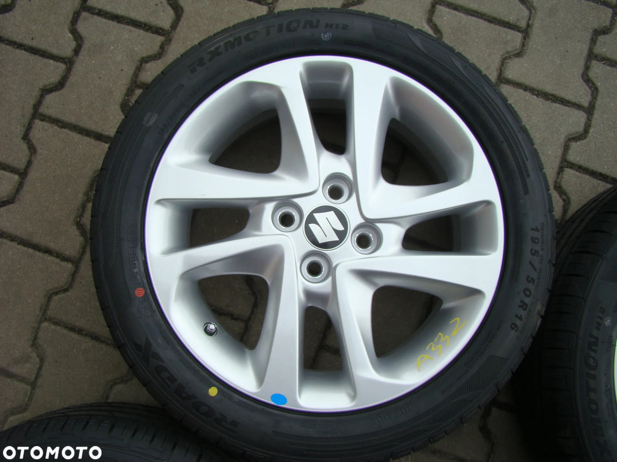 a332 4x100 Suzuki Swift Baleno 6jx16 opony lato niemontowane 195/50 - 4