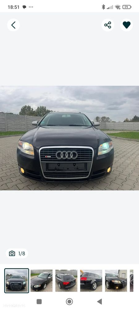 Audi A4 B7 maska plus zderzak LY9B - 14