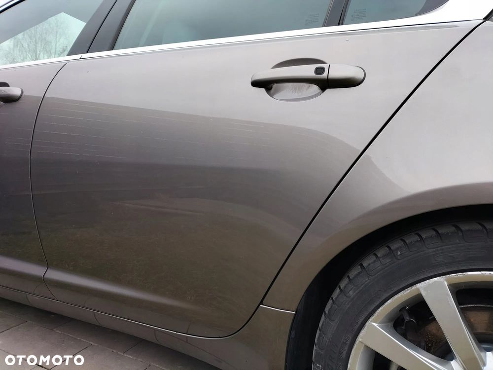 DRZWI LEWY TYŁ TYLNE KOMPLETNE LMO ORYGINALNY LAKIER JAGUAR XF X250 SEDAN - 3