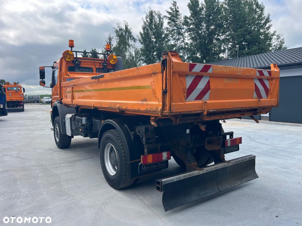Mercedes-Benz Axor 1829 Wywrotka 4x4 Napęd na Mostach 4x4  Na Wał Reduktor Biegi Terenowe Czolownica Hydraulika Boczna Klimatyzacja Webasto Manual Grzana szyba Pług Piaskarka Solarka Schnitd Stratos B50-36 - 11