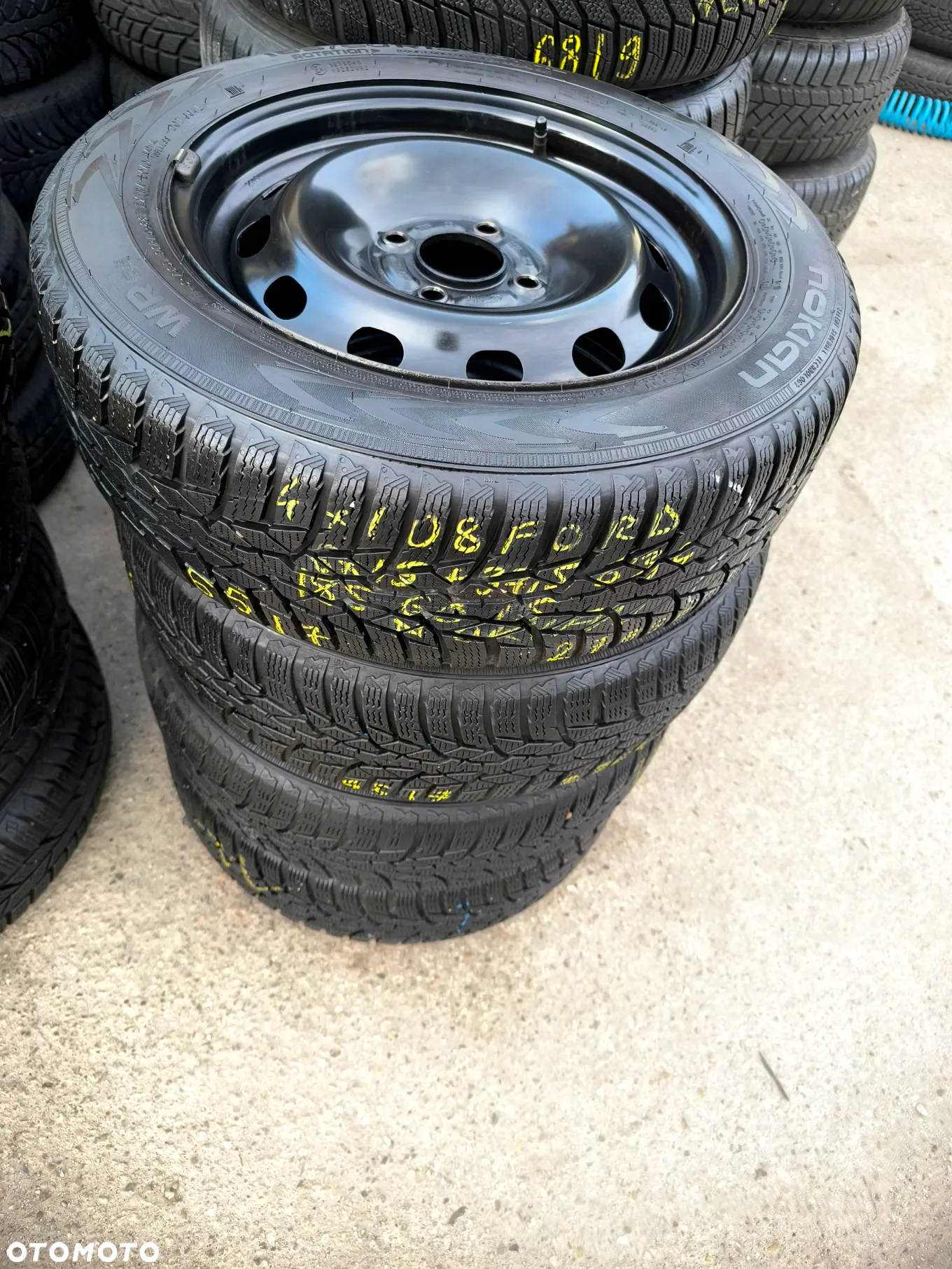4x108 Felgi Stalowe Stal 15 Koła Zimowe Zima FORD B-max Ecosport FIESTA MK5 Mk6 MK7 FUSION FOCUS MK1 TRANSIT TOURNEO COURIER MAZDA 2 Legnica ALU-RAD 6,5mm 185/60 - 2