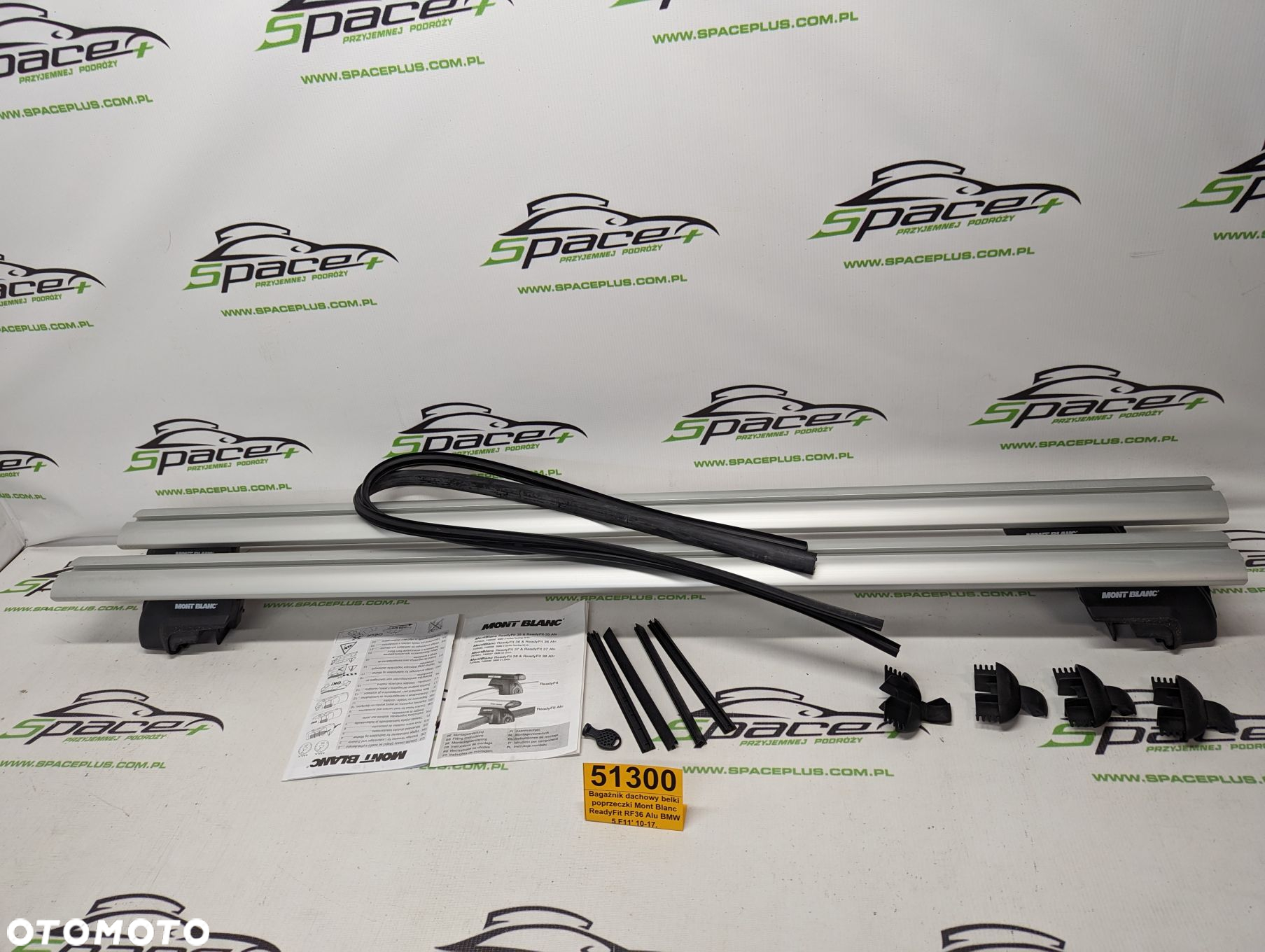 Bagażnik dachowy bazowy belki poprzeczki Mont Blanc ReadyFit RF36 Alu BMW 5 F11' 10-17. G31 17- - 3