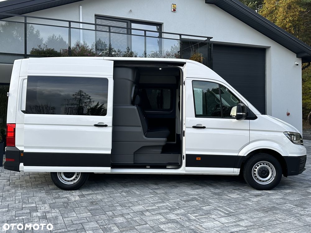 Volkswagen Crafter Brygada 6osób / Średniak L3 / Salon PL / Serwis Tylko w ASO VW / Pełna historia pojazdu / W oryginalym stanie / Fabryczna Zabudowa / FV23% - 5