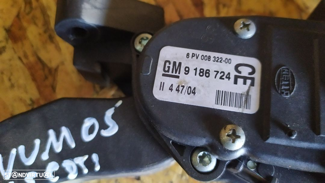 PEDAL ACELERADOR OPEL SIGNUM / VECTRA C 9186724 - 2