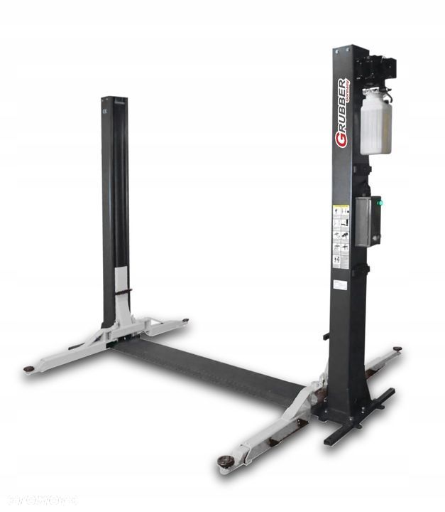 PODNOŚNIK SAMOCHODOWY DWUKOLUMNOWY NA RAMIE AUTOMAT GRUBBER 2.40R 4T 400V - 1