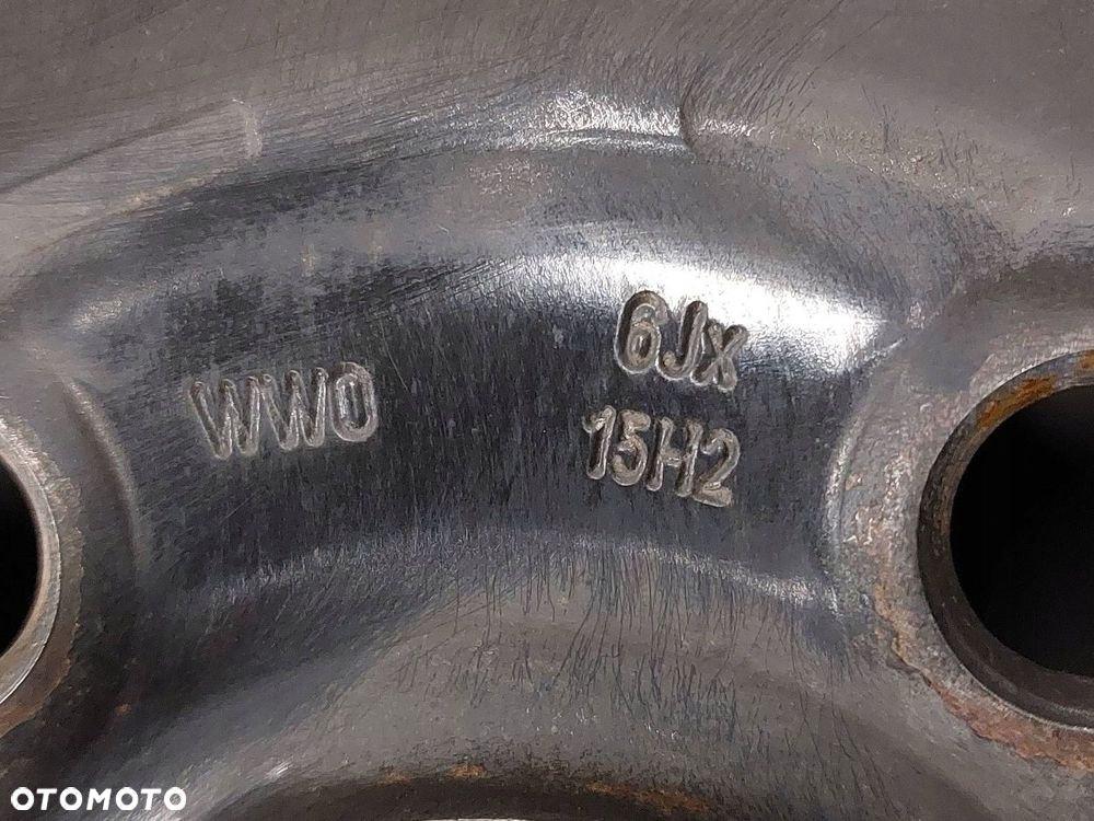 FELGA STALOWA 1 SZT 5x112 6Jx15 ET47 FI57,1 SKODA VW AUDI 1K0601027C - 3