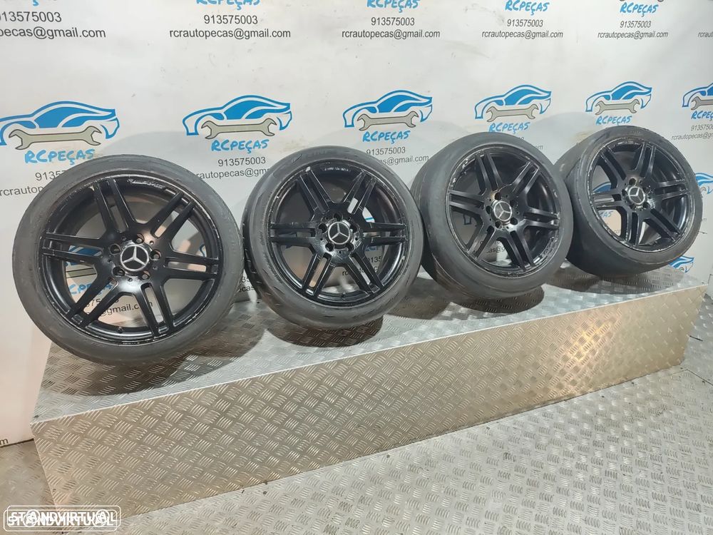 Jantes 17" Mercedes Benz AMG - 7,5J | 8,5J | ET47 | ET58 - 5x112 - A2044014502 | A2044014602 - Class C | E | A | Originais | W204 | 17 Polegadas | Jante | Original | Furação 5 x 112 - 9