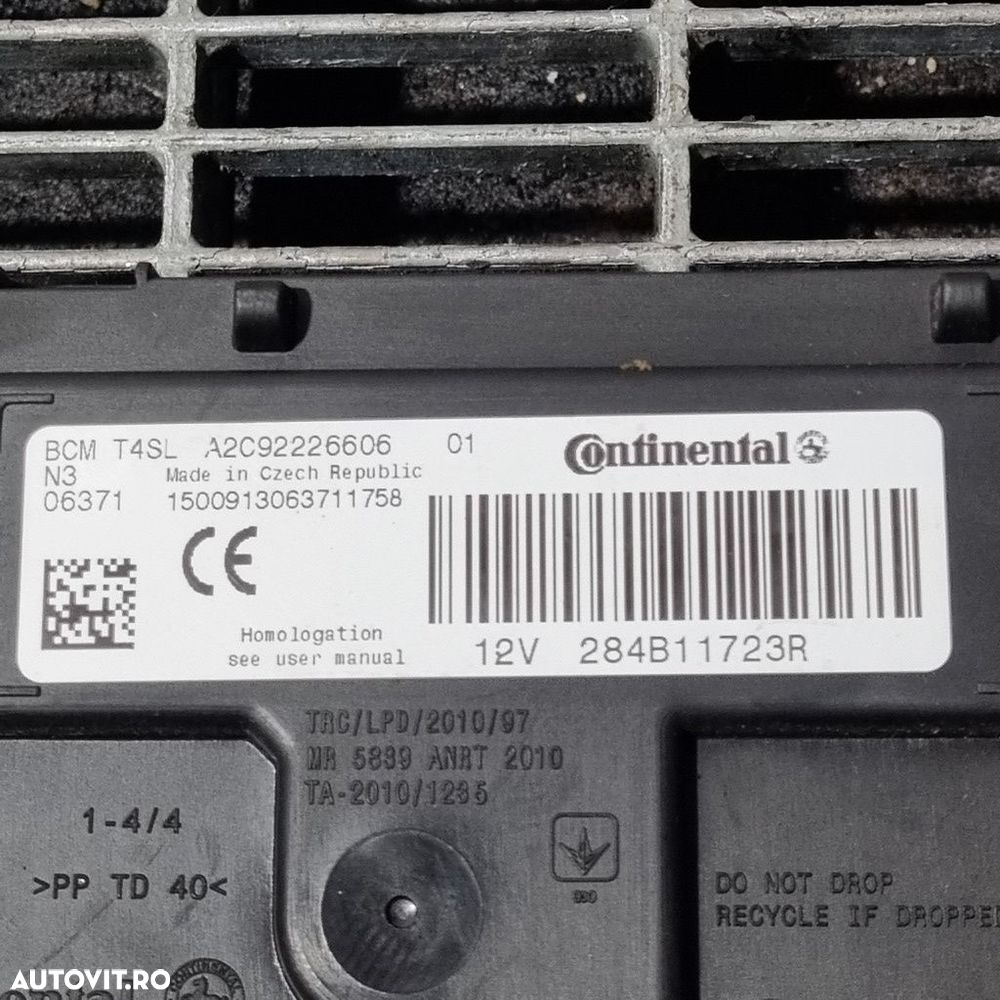 Modul Dacia Duster Facelift 2013 - 2018 (1384) 284b11723r - 3