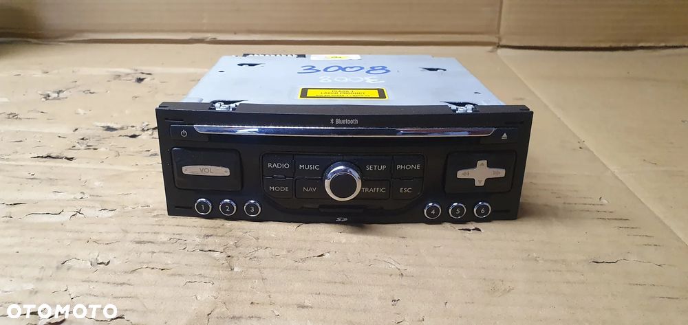 Radio radioodtwarzacz NAVI nawigacja Peugeot 3008 96661984XT - 3