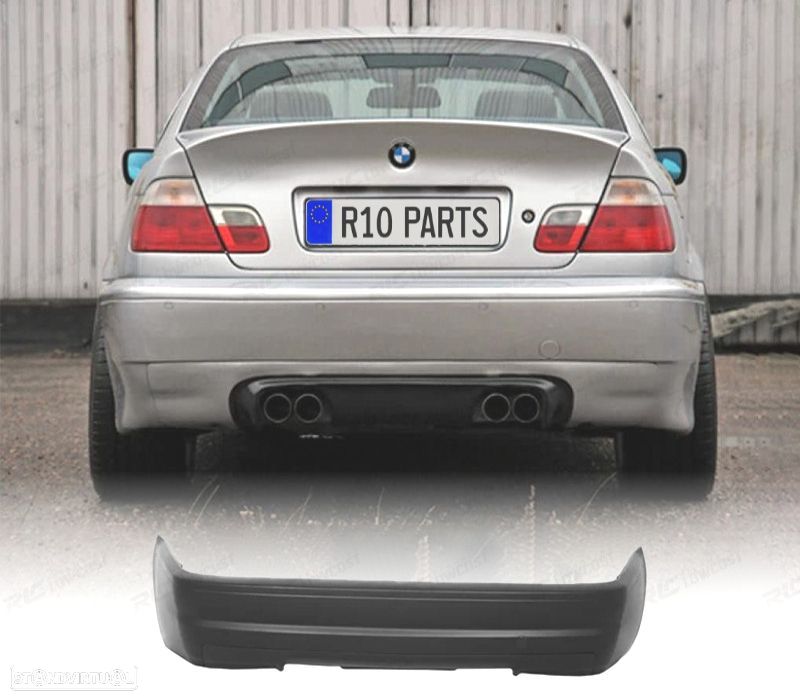 PARÁ-CHOQUES TRASEIRO BMW E46 BERLINA 98-05 LOOK M3 - 1