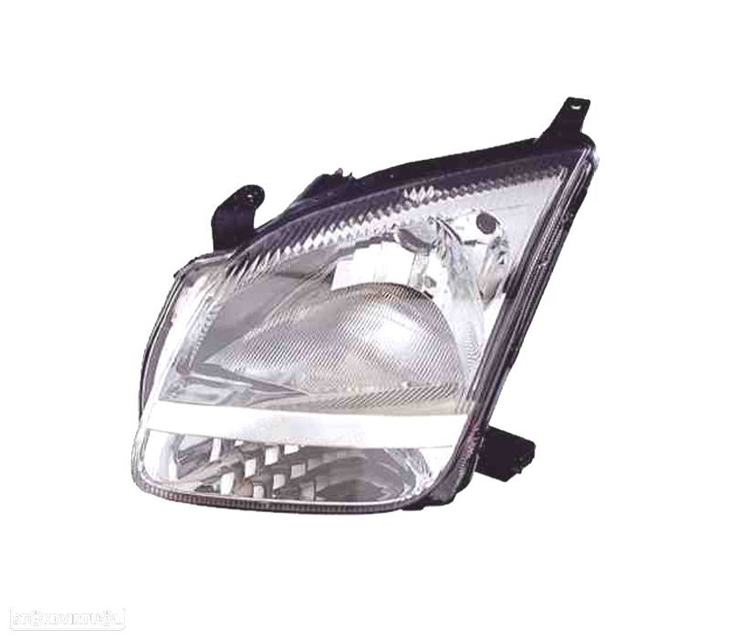 FAROL OPTICA ESQ PARA SUZUKI IGNIS 04- CROMADO - 1