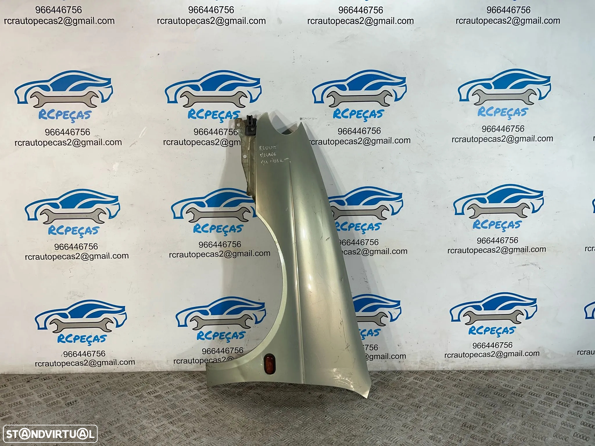 .Conjunto Guardalamas Frente Frontal Esquerdo Direito Original Renault Megane 1 MK1 Fase 2 1999 - 2003 - 10