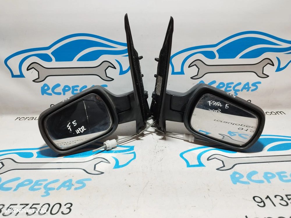 ESPELHO RETROVISOR ESQUERDO DIREITO FORD FIESTA V 5 MK5 2N1117682AN 2S6117683AM MANUAL ESPELHOS RETROVISORES - 2