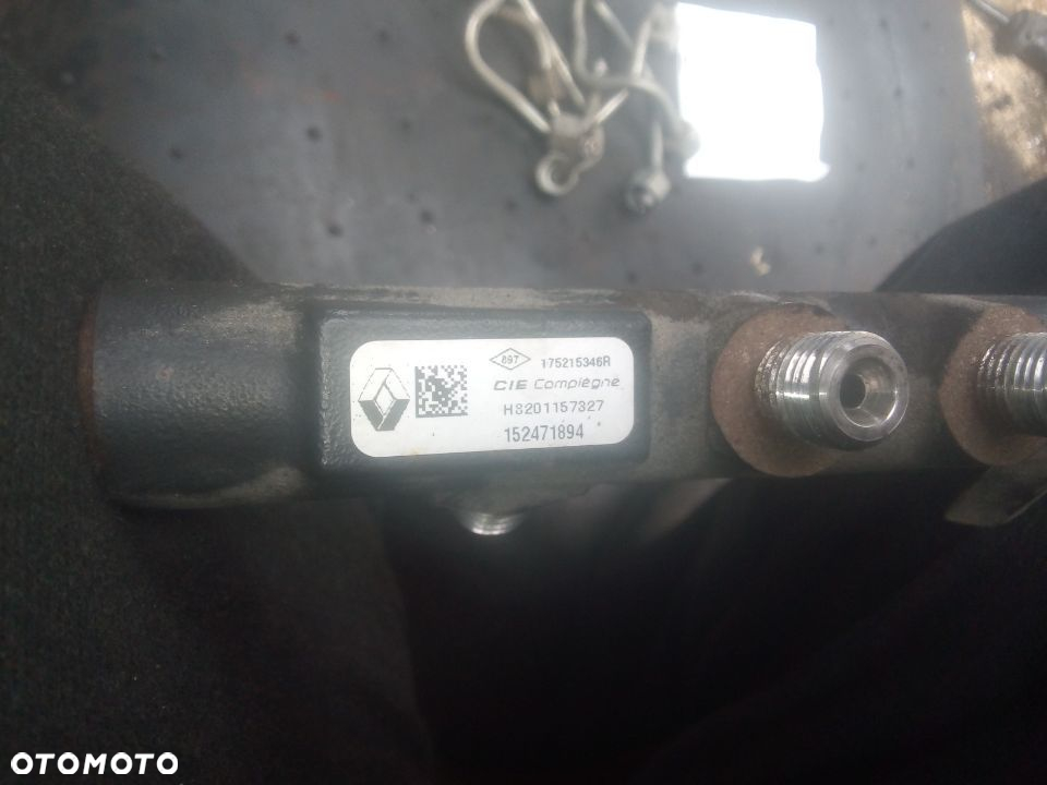 renault megane 1,5DCI clio IV przewody wtryskowe rurki paliwa LISTWA 8201157327 - 2