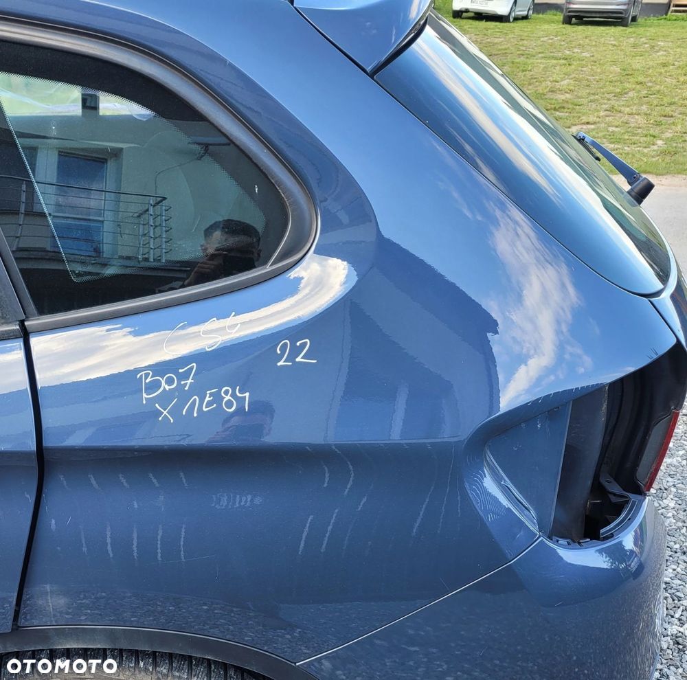 ĆWIARTKA LEWY TYŁ TYLNA BMW X1 E84 B07 GRAPHITEBLAU C54