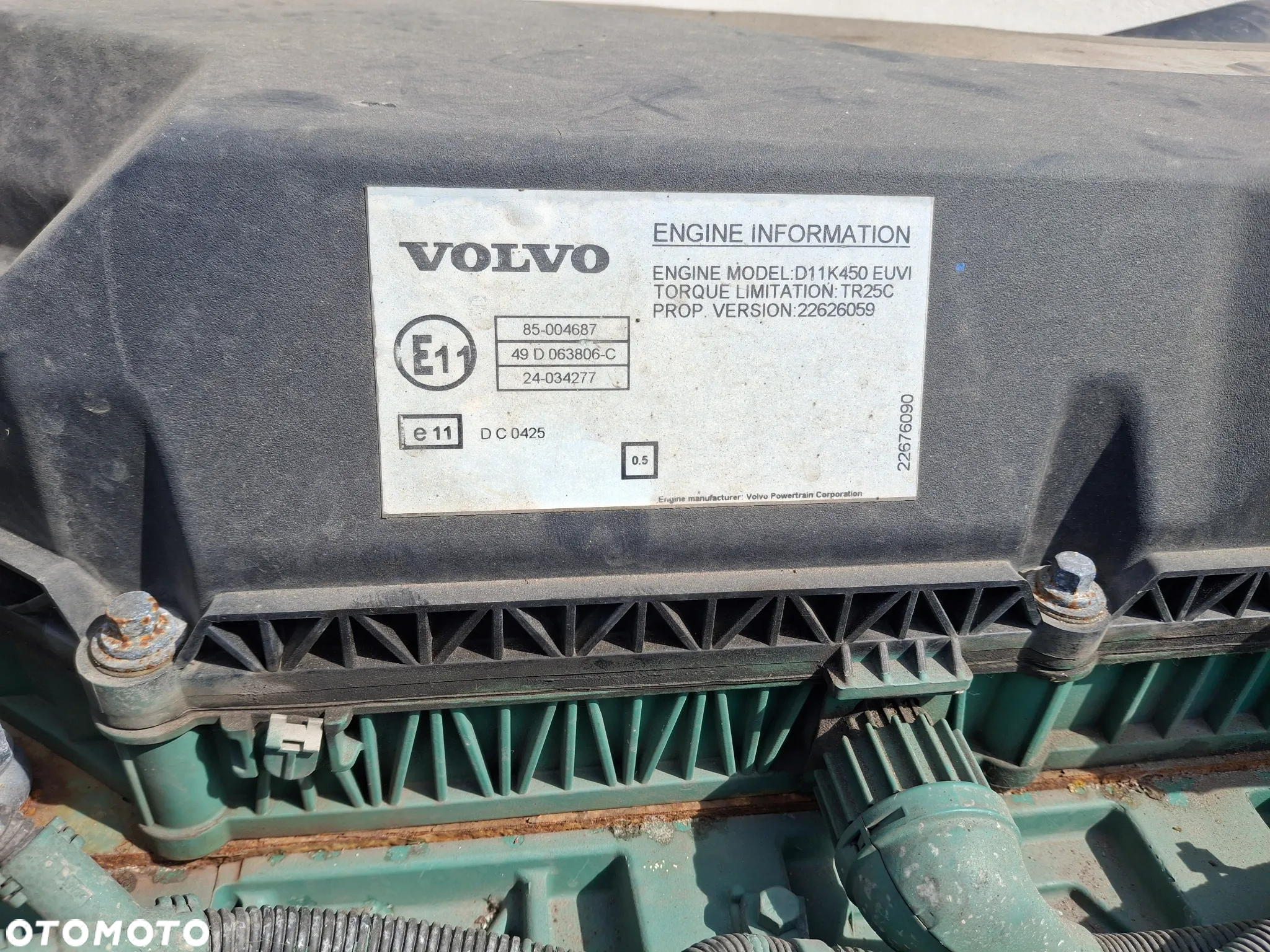 Silnik Volvo FM D11K450 Euro 6 VI 2017r Kompletny Sprawny - 2