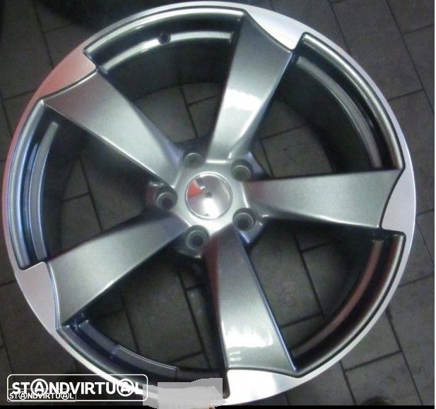 Jantes 17 Novas RS3 Antracite Polidas novo modelo et35 e 45 c/pneus - 1