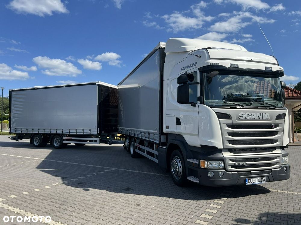 Scania R410 bez EGR Zabudowy Wecon 120m Dach Podnoszony  Zestaw Tandem - 8