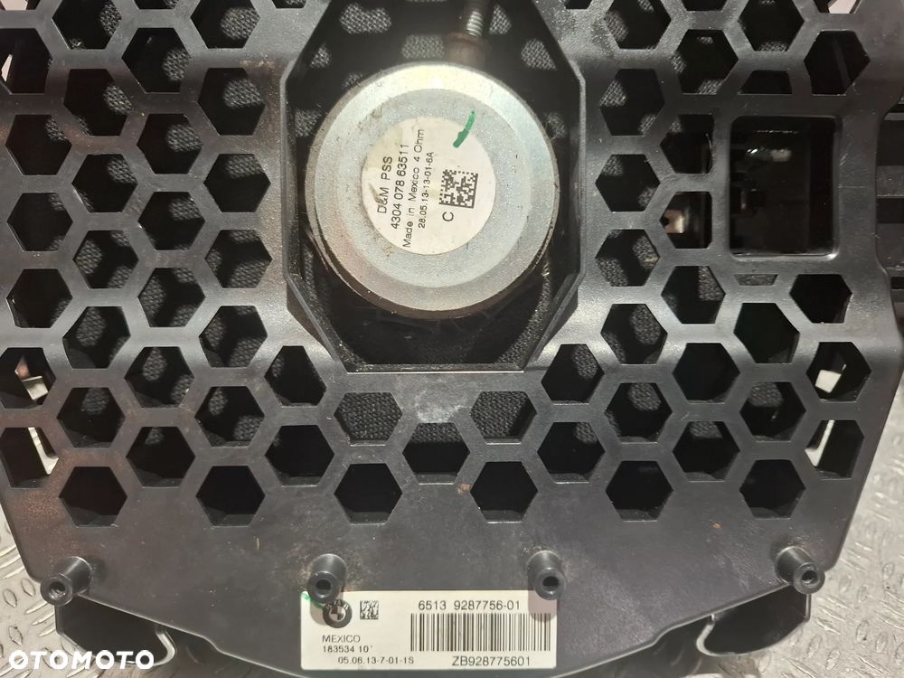 Głośnik niskotonowy subwoofer BMW X3 F25 2013 rok nr 9287756 - 3