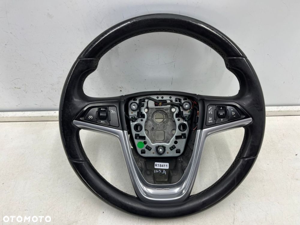 Kierownica Opel Insignia A 08-13r. skórzana multifunkcyjna EUROPA 13316547 - 1