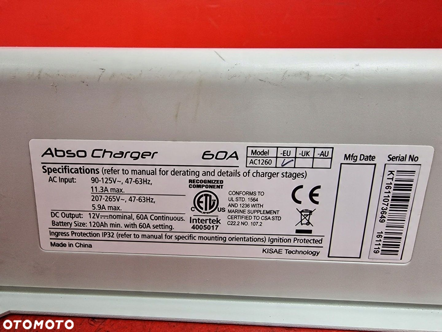 ABSO CHARGER 60A KISAE INTELIGENTNA ŁADOWARKA BATERII AKUMULATORÓW - 6