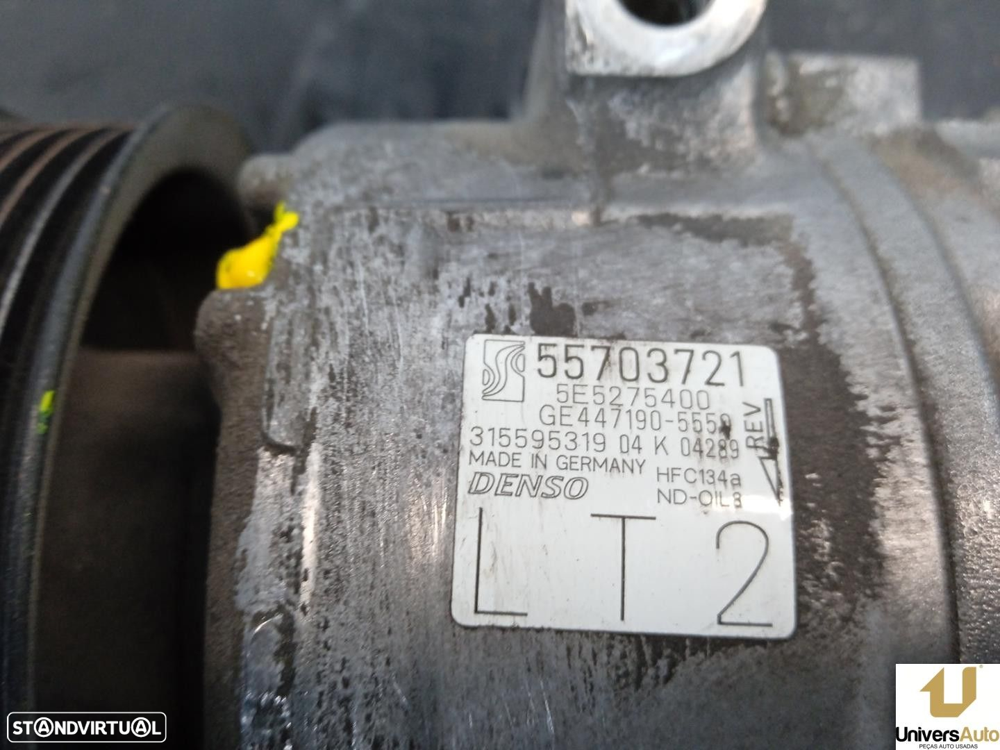 COMPRESSOR AR CONDICIONADO OPEL CORSA D 2008 -55703721 - 6