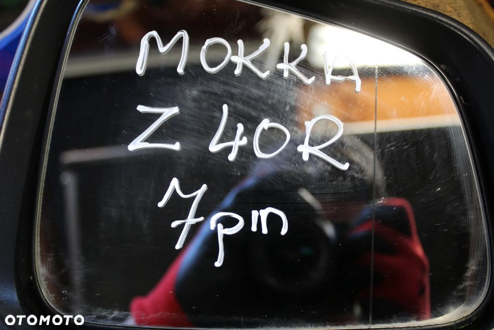 LUSTERKO ZEWNĘTRZNE PRAWE OPEL MOKKA 7 PINÓW Z40R GAZ - 8
