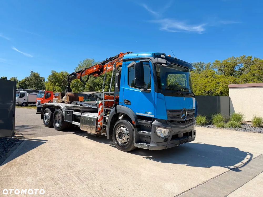 Mercedes-Benz ANTOS 2533 6x2 + HDS ATLAS sterowany pilotem | EURO 6 | 144 000 KM - 2