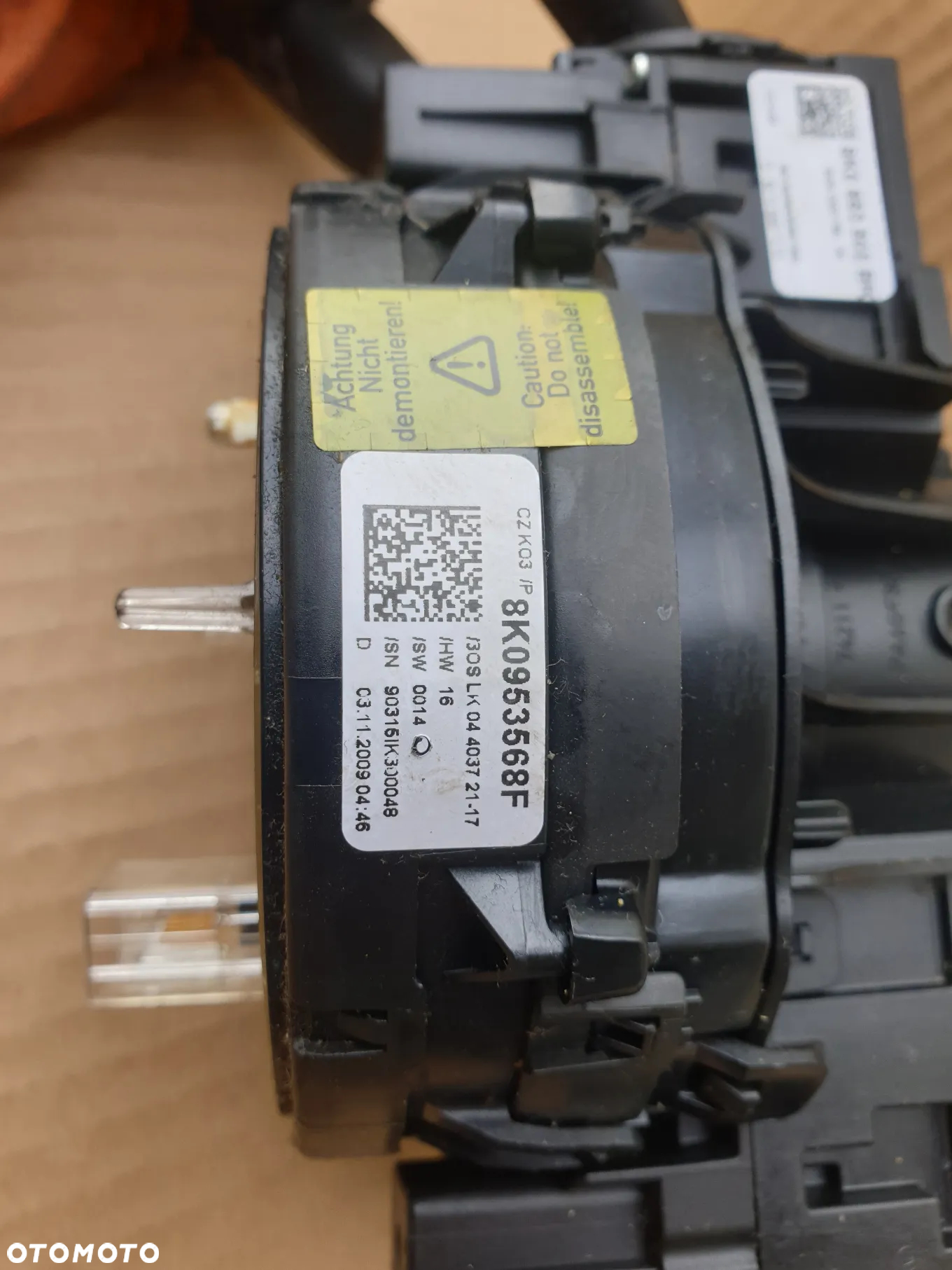 TAŚMA MANETKI PRZEŁĄCZNIK ZESPALONY 8K0953568F 8K0953502 BK AUDI Q5 A4 A5 A6 A7 - 2
