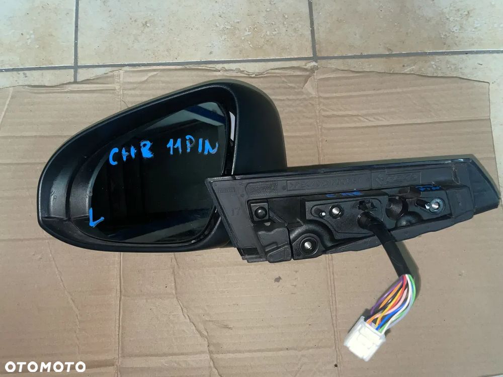 Lusterko lewe Toyota CHR | CH-R I 11PIN (białe) - 1