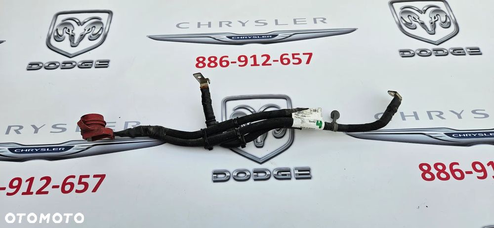 Chrysler Pacifica 2016- 3.6 V6 przewód masowy akumulatora Plus Minus Klema P68271650AB P68309051AC P68271640AC P68271649AC - 8