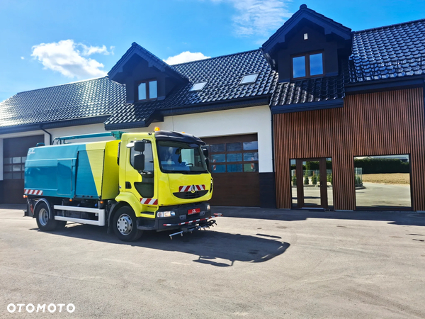 Renault Midlum 220 Polewaczka Myjka Karcher Mycie Ulic Myjka Drogowa Podlewanie Mycie Ciśnieniowe Cysterna 2012r 2105 MTH Hydrostat