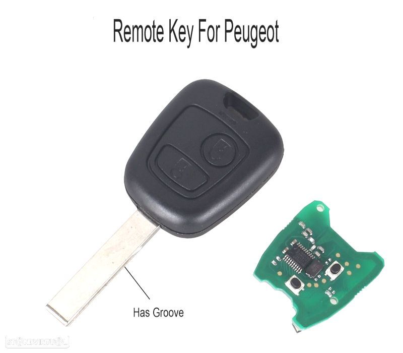 CHAVES COMPLETA PARA PEUGEOT E CITROEN HU83 - 1