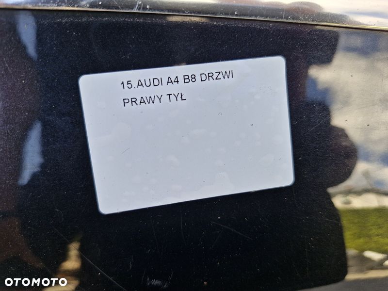 AUDI A4 B8 SEDAN DRZWI PRAWY TYŁ TYLNE PRAWE - 2