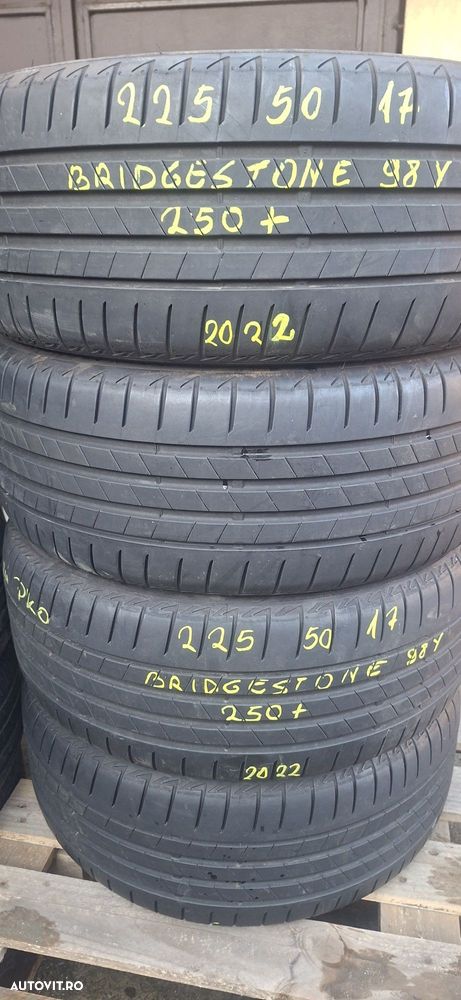 225 50 17 vară Bridgestone foarte bune  2022 - 1