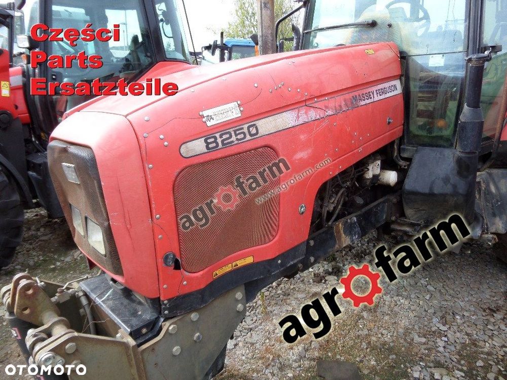 Massey Ferguson 8250 części, skrzynia biegów, oś - 2