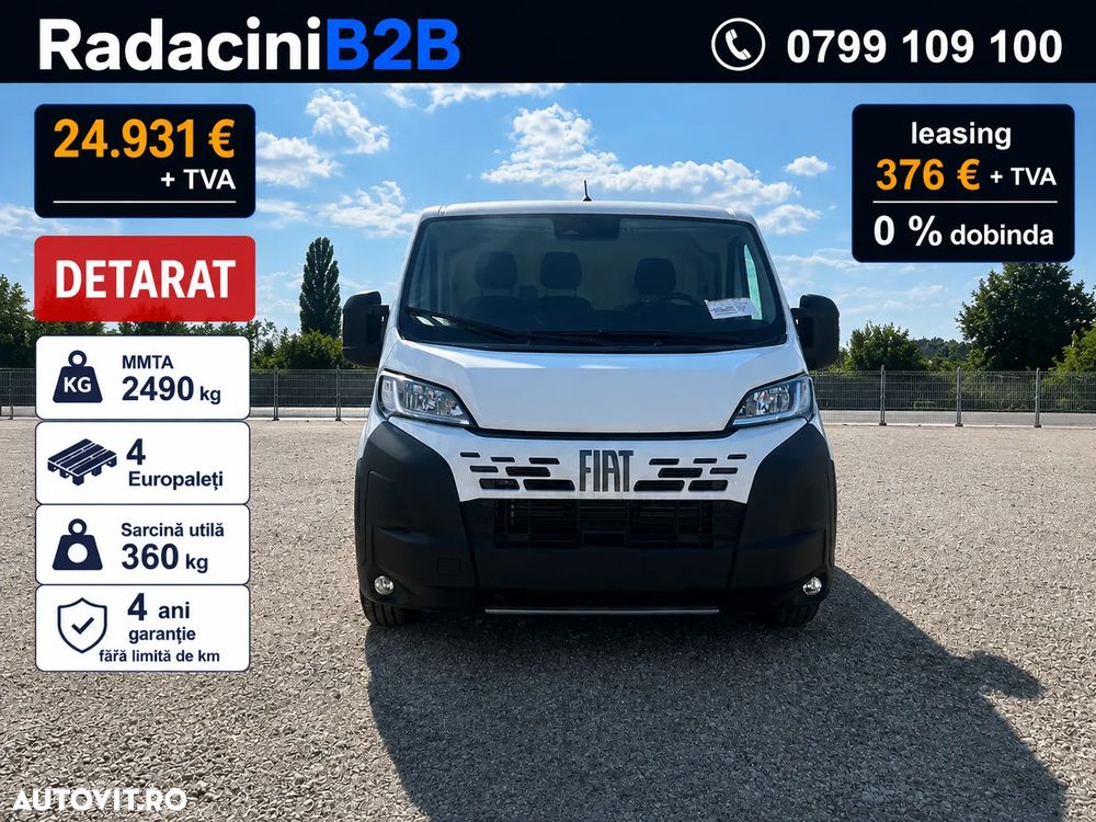 Fiat Ducato L2H1 DETARAT 2.490 kg - 2