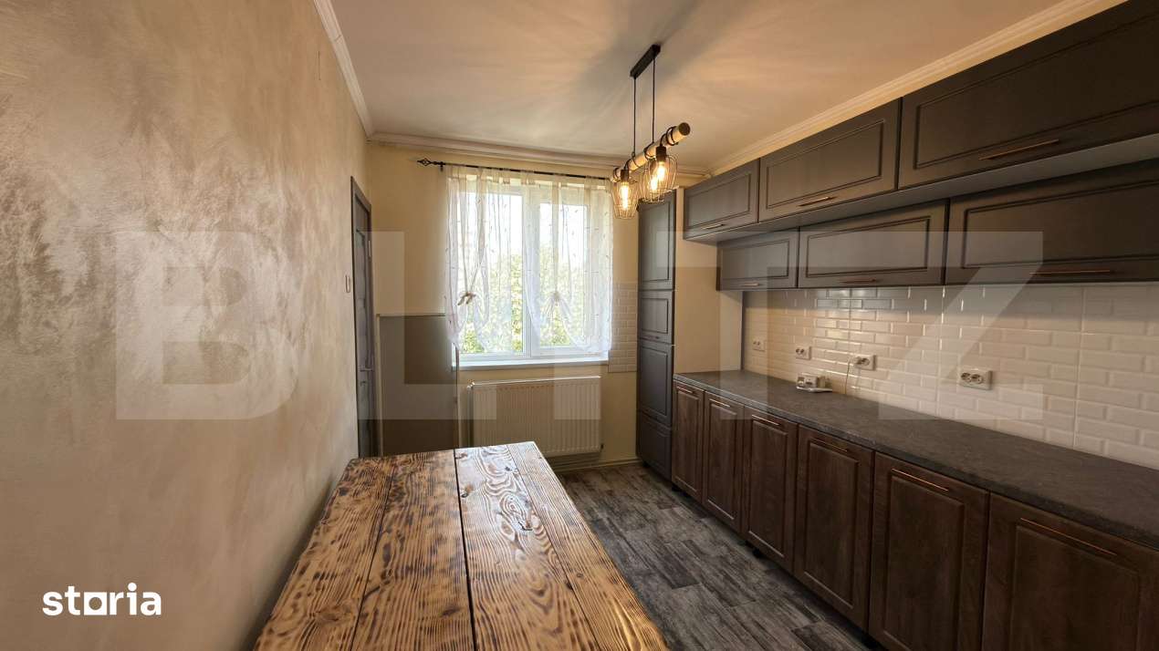 Apartament complet renovat, 57 mp, 2 camere, etaj 4 – zona Micro 15 — fotografia 1